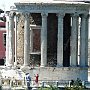 veduta del tempio di Vesta nell'Acropoli di Tivoli