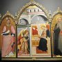 Al I° piano c'è la Pinacoteca: questo un trittico dell'Annunciazione di Giovanni del Biondo (circa 1372-76)