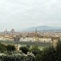 Il bellissimo panorama di Firenze che si può ammirare dal piazzale
