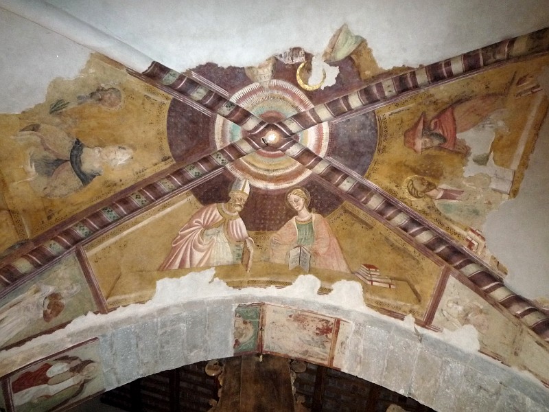 P1100671.jpg - ... affresco all'interno del Museo, dell'ex-chiesa di S. Emidio
